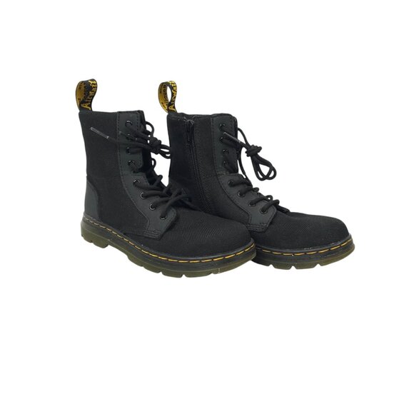 Dr Martens Combs Lace Up Fashion Boot Kids Size US 3 UK 2 EU 34 Side Zip Black - Picture 2 of 15